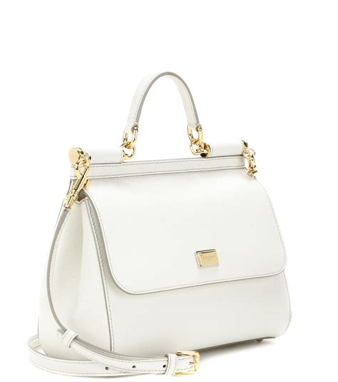 dolce gabbana miss sicily street style|Medium Sicily handbag in White for Women .